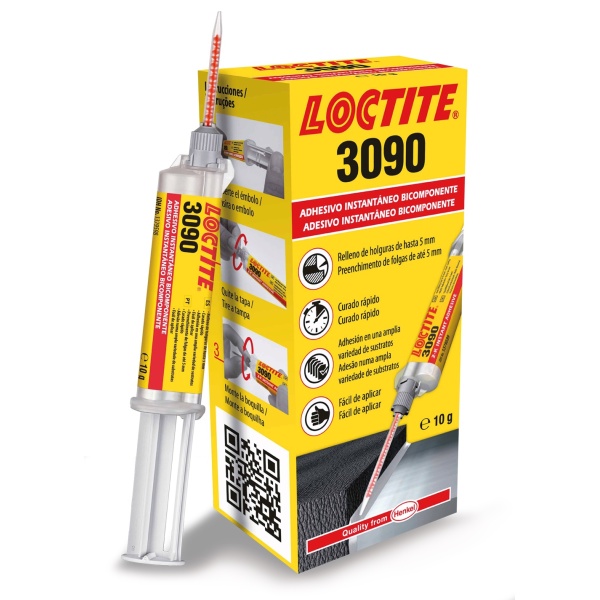 Henkel Loctite Adeziv Bicomponent Pentru Metal / Plastic 3090 10G+1G HE1379599